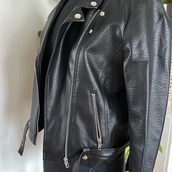 Brunette The Label Vegan Leather Jacket The Florence - Picture 5 of 9